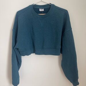Gymshark Blue Cropped Sweatshirt